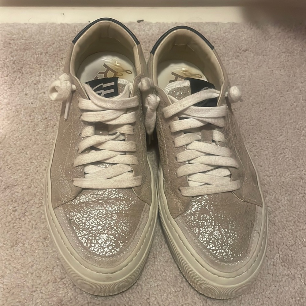 Sam Edelman Gold Tennis Shoes